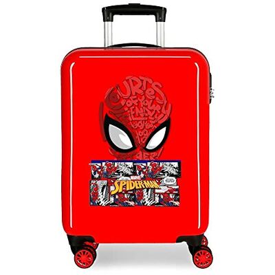 Marvel Spiderman Comic Valise de cabine, Rouge, 38x55x20 cms, Valise Trolley Cabine Marvel Spiderman Comic Valise de cabine, Rouge, 38x55x20 cms, Valise Trolley Cabine