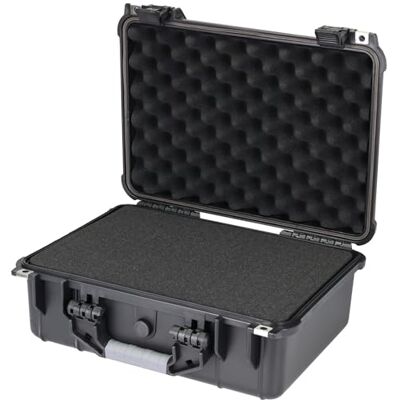 HMF ODK100 Mallette d'extérieur, pour appareil photo et arme, avec mousse prédécoupée, 41 x 32 x 17,5 cm HMF ODK100 Mallette d'extérieur, pour appareil photo et arme, avec mousse prédécoupée, 41 x 32 x 17,5 cm