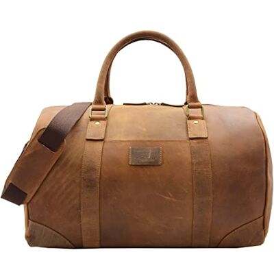 House Of Leather ADEL Sac fourre-tout en cuir véritable multi-usages pour voyage, salle de sport, sport, peau, L, Fourre-tout House Of Leather ADEL Sac fourre-tout en cuir véritable multi-usages pour voyage, salle de sport, sport, peau, L, Fourre-tout