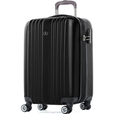 FERGÉ Toulouse Lot de 3 valises rigides à roulettes Bagage à main 55 cm Taille L et XL Valise rigide à 3 roulettes 100 % ABS, Noir , Handgepäck, Valise FERGÉ Toulouse Lot de 3 valises rigides à roulettes Bagage à main 55 cm Taille L et XL Valise rigide à 3 roulettes 100 % ABS, Noir , Handgepäck, Valise