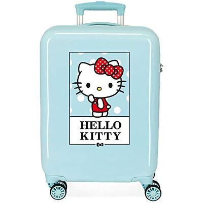 Hello Kitty Bow Valises, turquoise, 38x55x20 cms, Valise cabine Hello Kitty Bow Valises, turquoise, 38x55x20 cms, Valise cabine