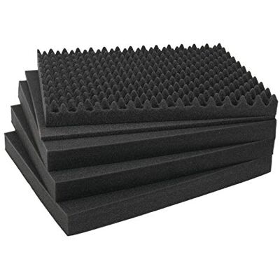HMF ODR100 Lot de 5 tapis de valise avec mousse prédécoupée pour valise photo d'extérieur 51 x 35 cm HMF ODR100 Lot de 5 tapis de valise avec mousse prédécoupée pour valise photo d'extérieur 51 x 35 cm