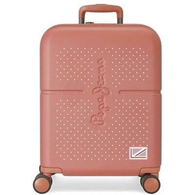 Pepe Jeans Laila Valise de Cabine 40 x 55 x 20 cm, Rouge, 40x55x20 cms, Valise Cabine, Terre Cuite, Taille unique, valise extensible Pepe Jeans Laila Valise de Cabine 40 x 55 x 20 cm, Rouge, 40x55x20 cms, Valise Cabine, Terre Cuite, Taille unique, valise extensible