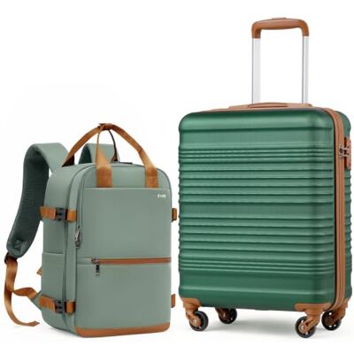 Coolife EasyJet Valise Cabine 55x40x20 et Ryanair Bagage Cabine 40x30x20 PC ABS Rigide, Serrure TSA, 4 doubles roulettes – Idéal pour priority boarding, voyages en famille & week-ends Coolife EasyJet Valise Cabine 55x40x20 et Ryanair Bagage Cabine 40x30x20 PC ABS Rigide, Serrure TSA, 4 doubles roulettes – Idéal pour priority boarding, voyages en famille & week-ends