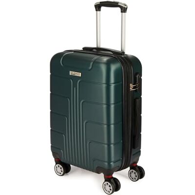 BRUBAKER Mallette Rigide Miami Valise de Voyage Extensible avec Serrure à Numéro, 4 Roues et Poignées Confortables 37 x 56 x 24,5 cm ABS Valise à Roulettes Trolley (M Vert Foncé) BRUBAKER Mallette Rigide Miami Valise de Voyage Extensible avec Serrure à Numéro, 4 Roues et Poignées Confortables 37 x 56 x 24,5 cm ABS Valise à Roulettes Trolley (M Vert Foncé)