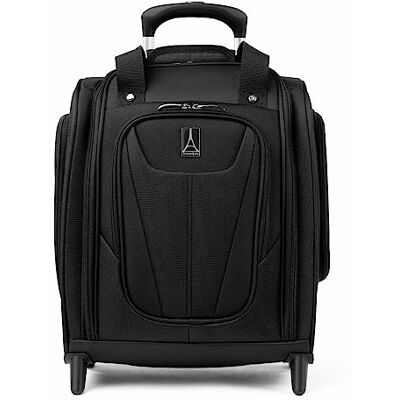 Travelpro Crew 10 63,5 cm extensible Spinner Suiter, Noir, 15-Inch, Maxlite 5 Sac de transport compact à roulettes sous le siège Travelpro Crew 10 63,5 cm extensible Spinner Suiter, Noir, 15-Inch, Maxlite 5 Sac de transport compact à roulettes sous le siège