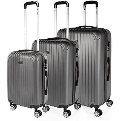 ITACA Valises. Lot de Valise Rigides 4 Roulettes Valise Grande Taille, Valise s ITACA Valises. Lot de Valise Rigides 4 Roulettes Valise Grande Taille, Valise s