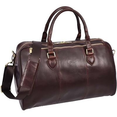 A1 FASHION GOODS Sac fourre-tout en cuir de qualité supérieure A47, marron, L, Sac de voyage A1 FASHION GOODS Sac fourre-tout en cuir de qualité supérieure A47, marron, L, Sac de voyage