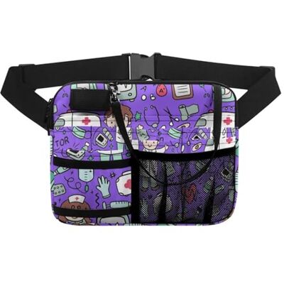 SHBHWS Pochette de rangement pour infirmière, sac banane pour infirmière, sac banane pour stéthoscopes, trousse de soins infirmiers, outil d'étudiant, Htgd1801bz41, One Size SHBHWS Pochette de rangement pour infirmière, sac banane pour infirmière, sac banane pour stéthoscopes, trousse de soins infirmiers, outil d'étudiant, Htgd1801bz41, One Size