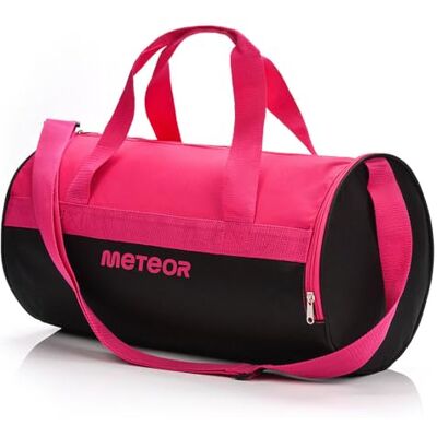 meteor Sac de Sport 25L Femme Homme Enfant Fille Bag Sac Voyage Bagage Duffel Fitness Gym Vacances bandoulière Fitness Travail avec Compartiment à Chaussures Séparé, Rose/Noir, 25 L, Des sports meteor Sac de Sport 25L Femme Homme Enfant Fille Bag Sac Voyage Bagage Duffel Fitness Gym Vacances bandoulière Fitness Travail avec Compartiment à Chaussures Séparé, Rose/Noir, 25 L, Des sports