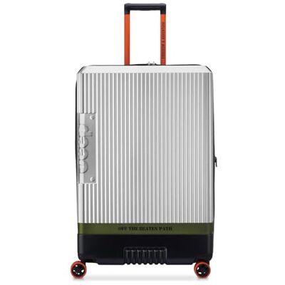 DELSEY JH001A Valise rigide 80 cm x 53 cm x 33 cm 122 l, argent, XXXL, Housse de transport/UPRIGHT DELSEY JH001A Valise rigide 80 cm x 53 cm x 33 cm 122 l, argent, XXXL, Housse de transport/UPRIGHT