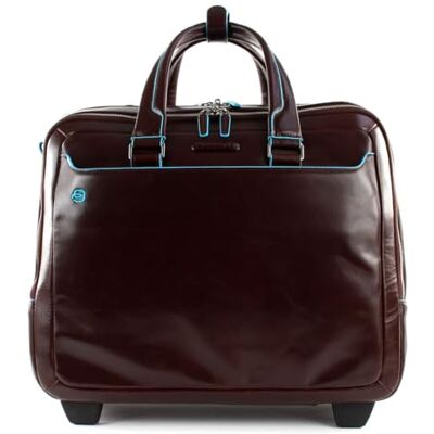 Piquadro Pilotina 2 comparti 2 ruote in Pelle, Bagage Sac Messager Mixte Adulte, Mogano, BV5014B2/MO, Mogano, 42 cm, Mallette ordinateur à roulettes Piquadro Pilotina 2 comparti 2 ruote in Pelle, Bagage Sac Messager Mixte Adulte, Mogano, BV5014B2/MO, Mogano, 42 cm, Mallette ordinateur à roulettes