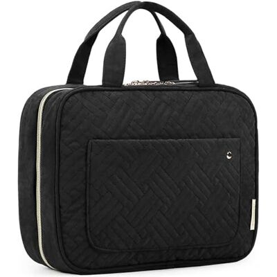 bagsmart Trousse de toilette de voyage avec crochet de suspension Résistant à l'eau Pour accessoires, shampooing, articles de toilette, Bleu, Large, Voyage bagsmart Trousse de toilette de voyage avec crochet de suspension Résistant à l'eau Pour accessoires, shampooing, articles de toilette, Bleu, Large, Voyage