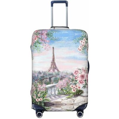 COMAAM Housse de protection élastique pour coffre à bagages de 45,7 à 81,3 cm, Belle Tour Paris, X-Large COMAAM Housse de protection élastique pour coffre à bagages de 45,7 à 81,3 cm, Belle Tour Paris, X-Large