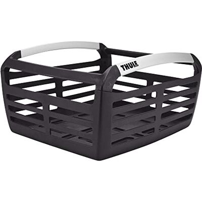Thule Panier De Vélo Adulte Unisexe, Noir, M Pack 'n Pedal Panier de vélo en aluminium Montage sur rack avant et arrière Thule Panier De Vélo Adulte Unisexe, Noir, M Pack 'n Pedal Panier de vélo en aluminium Montage sur rack avant et arrière
