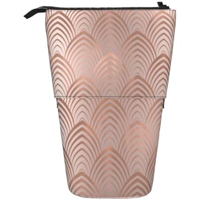 OYVDUAZB Trousse télescopique avec motif coquillage rose cuivré gris cuivré, comme sur l'image, One Size, Organiseur de sac OYVDUAZB Trousse télescopique avec motif coquillage rose cuivré gris cuivré, comme sur l'image, One Size, Organiseur de sac