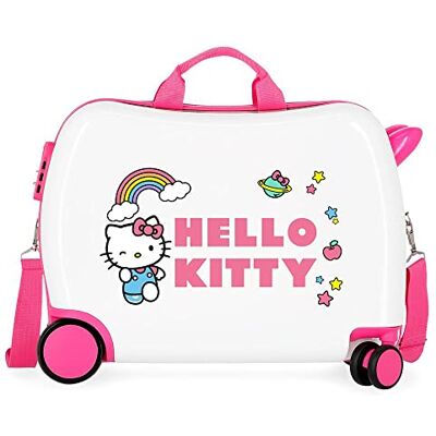 Hello Kitty You are Cute Valise pour Enfant Blanc 50 x 38 x 20 cm Rigide ABS Fermeture à Combinaison latérale 34 1,8 kg 4 Roues, Blanc, 50x38x20 cms, Valise pour enfant Hello Kitty You are Cute Valise pour Enfant Blanc 50 x 38 x 20 cm Rigide ABS Fermeture à Combinaison latérale 34 1,8 kg 4 Roues, Blanc, 50x38x20 cms, Valise pour enfant
