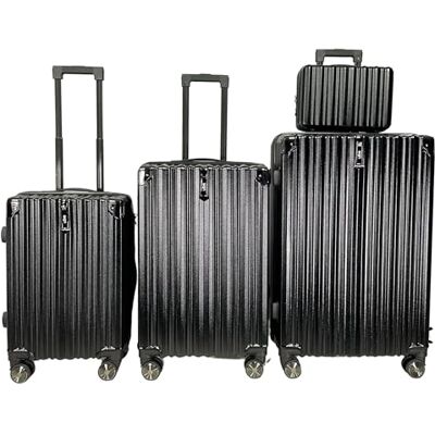 SiGN Valise de voyage à coque rigide en ABS Léger 4 roulettes doubles (bagage à main, moyen-grand) Serrure à numéro, Noir , 3er Set, Valise rigide avec double roulettes SiGN Valise de voyage à coque rigide en ABS Léger 4 roulettes doubles (bagage à main, moyen-grand) Serrure à numéro, Noir , 3er Set, Valise rigide avec double roulettes