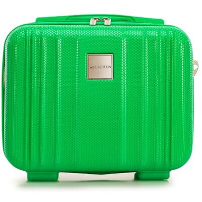 WITTCHEN ULTIMO Line 27x32x17 cm Vanity case Valise rigide Free on board Bagage de voyage Polycarbonate Poignée Bande élastique Imperméable Vert WITTCHEN ULTIMO Line 27x32x17 cm Vanity case Valise rigide Free on board Bagage de voyage Polycarbonate Poignée Bande élastique Imperméable Vert