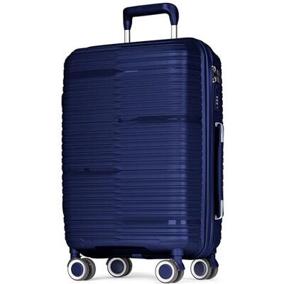 POSH Valise Grande L 65x45x27 cm Rigide en polypropylène 62L Trolley ultraléger 3,2 kg avec Serrure TSA et Roues jumelées 360° silencieuses Bagage Cabine enregistrée Robuste avec Roues POSH Valise Grande L 65x45x27 cm Rigide en polypropylène 62L Trolley ultraléger 3,2 kg avec Serrure TSA et Roues jumelées 360° silencieuses Bagage Cabine enregistrée Robuste avec Roues