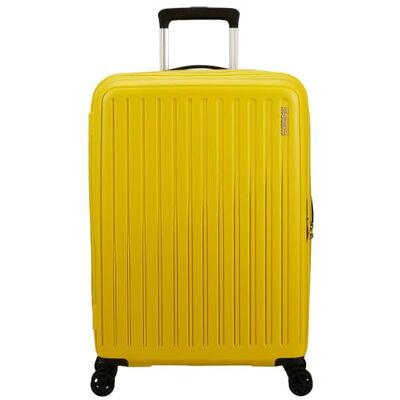 American Tourister Chariot rigide, taille M, fabriqué en polyéthylène, robuste et résistant aux rayures. Très pratique et super léger, dispose de deux grands compartiments, diviseur dans le American Tourister Chariot rigide, taille M, fabriqué en polyéthylène, robuste et résistant aux rayures. Très pratique et super léger, dispose de deux grands compartiments, diviseur dans le