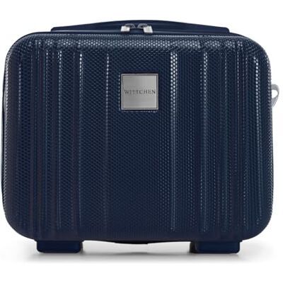 WITTCHEN ULTIMO Line 27x32x17 cm Vanity case Valise rigide Free on board Bagage de voyage Polycarbonate Poignée Bande élastique Imperméable Bleu marine WITTCHEN ULTIMO Line 27x32x17 cm Vanity case Valise rigide Free on board Bagage de voyage Polycarbonate Poignée Bande élastique Imperméable Bleu marine