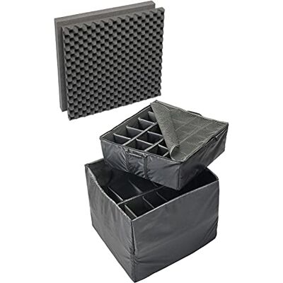 PELI 0375 Kit de séparateurs rembourrés, accessoire de la valise Protector originale, compatible avec : valise cube 0370, couleur : noir PELI 0375 Kit de séparateurs rembourrés, accessoire de la valise Protector originale, compatible avec : valise cube 0370, couleur : noir
