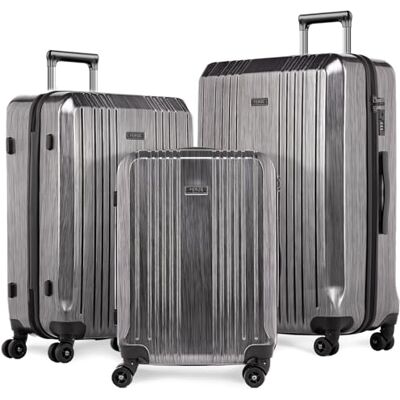 FERGÉ Bagage Roues Taille, Graphite-métallique, SET DE 3, Set de bagages FERGÉ Bagage Roues Taille, Graphite-métallique, SET DE 3, Set de bagages