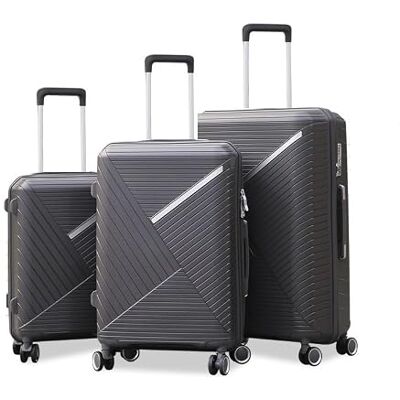 Traveleo Set de coffres BÉBÉ Polypropylene PPS02 Gris, seize if grey, Design moderne Traveleo Set de coffres BÉBÉ Polypropylene PPS02 Gris, seize if grey, Design moderne