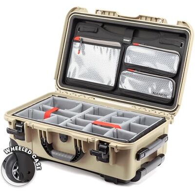 NANUK 935 Pro Photo Kit Valise Rigide étanche pour Appareil Photo, avec séparateurs rembourrés et roulettes, 56 x 36 x 23 cm Antipoussière et résistante aux Chocs, Bagage Cabine (Tan Désert) NANUK 935 Pro Photo Kit Valise Rigide étanche pour Appareil Photo, avec séparateurs rembourrés et roulettes, 56 x 36 x 23 cm Antipoussière et résistante aux Chocs, Bagage Cabine (Tan Désert)