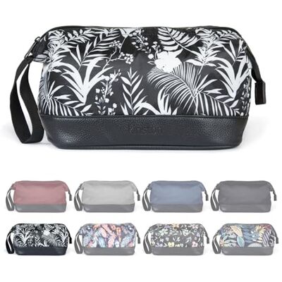 KINSTON Trousse de Toilette Grande Ouverture Zippée, Organisateur Multifonction en Polyester Résistant avec Fond Imperméable, Poches Intérieures et Poignée, Multi-Usage Voyage & Quotidien. KINSTON Trousse de Toilette Grande Ouverture Zippée, Organisateur Multifonction en Polyester Résistant avec Fond Imperméable, Poches Intérieures et Poignée, Multi-Usage Voyage & Quotidien.