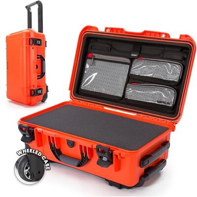 NANUK 935 Valise de protection légère et étanche en résine NK-7 avec insert en mousse personnalisable et organisateur de couvercle (25,1 cm x 40,9 x 25,7 cm) (Orange) NANUK 935 Valise de protection légère et étanche en résine NK-7 avec insert en mousse personnalisable et organisateur de couvercle (25,1 cm x 40,9 x 25,7 cm) (Orange)