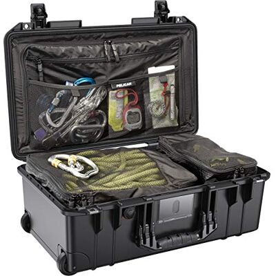 PELI Valise de voyage Air 1535TRVL couleur noire avec organisateurs intérieurs PELI Valise de voyage Air 1535TRVL couleur noire avec organisateurs intérieurs