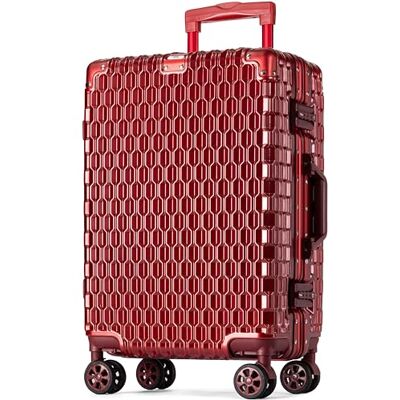 POSH Valise Moyenne Rigide 70 cm Trolley en Polycarbonate avec Cadre en Aluminium et 2 serrures TSA Doubles Roues silencieuses 360° Grande Bagage 75 L Housse de Protection Incluse POSH Valise Moyenne Rigide 70 cm Trolley en Polycarbonate avec Cadre en Aluminium et 2 serrures TSA Doubles Roues silencieuses 360° Grande Bagage 75 L Housse de Protection Incluse