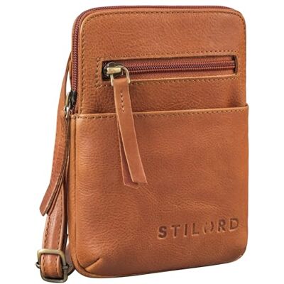 STILORD “Indie” Sac En Cuir Vintage Pour Téléphone Portable Pour Femmes Et Hommes Petit Sac à Bandoulière Homme Femme Cuir Couleur:texas marron STILORD “Indie” Sac En Cuir Vintage Pour Téléphone Portable Pour Femmes Et Hommes Petit Sac à Bandoulière Homme Femme Cuir Couleur:texas marron