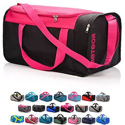 meteor Sac de Sport Voyage Bag Duffel Fitness Entraînement Gym Weekend Travail Sac de gym pour sports scolaires, cours de natation et voyage, garçons et filles, polyester, poche latérale, sangle réglable meteor Sac de Sport Voyage Bag Duffel Fitness Entraînement Gym Weekend Travail Sac de gym pour sports scolaires, cours de natation et voyage, garçons et filles, polyester, poche latérale, sangle réglable