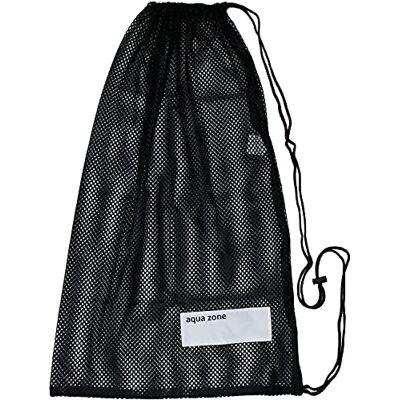 Zone Sac de sport en maille avec cordon de serrage pour natation, plage, plongée, voyage, gym Zone Sac de sport en maille avec cordon de serrage pour natation, plage, plongée, voyage, gym