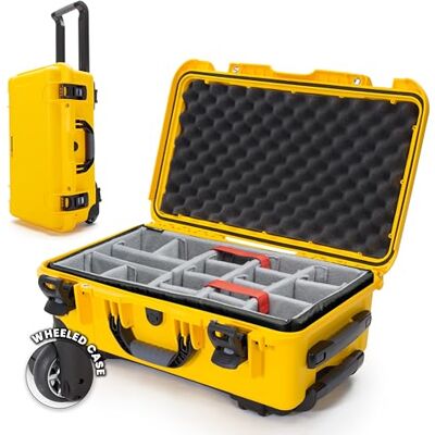 NANUK 935 Valise de protection rigide et étanche pour appareil photo, avec séparateurs rembourrés (25,1 cm x 40,9 x 25,7 cm) Jaune NANUK 935 Valise de protection rigide et étanche pour appareil photo, avec séparateurs rembourrés (25,1 cm x 40,9 x 25,7 cm) Jaune