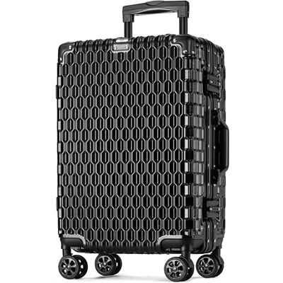 POSH Valise Moyenne Rigide 70 cm Trolley en Polycarbonate avec Cadre en Aluminium et 2 serrures TSA Doubles Roues silencieuses 360° Grande Bagage 75 L Housse de Protection Incluse POSH Valise Moyenne Rigide 70 cm Trolley en Polycarbonate avec Cadre en Aluminium et 2 serrures TSA Doubles Roues silencieuses 360° Grande Bagage 75 L Housse de Protection Incluse