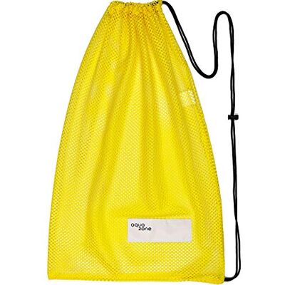 Zone Sac de sport en maille avec cordon de serrage pour natation, plage, plongée, voyage, gym Zone Sac de sport en maille avec cordon de serrage pour natation, plage, plongée, voyage, gym