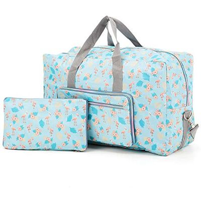 Arxus Grand Sac Fourre-Tout Pliable, Bagage à Porter, avec Bandoulière (Flamant Léger) Arxus Grand Sac Fourre-Tout Pliable, Bagage à Porter, avec Bandoulière (Flamant Léger)