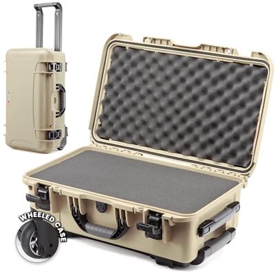NANUK 935 Valise de Protection légère et étanche en résine NK-7, avec roulettes et Insert en Mousse Personnalisable (56 cm x 36 cm x 23 cm) Homologuée Bagage Cabine (Tan Désert) NANUK 935 Valise de Protection légère et étanche en résine NK-7, avec roulettes et Insert en Mousse Personnalisable (56 cm x 36 cm x 23 cm) Homologuée Bagage Cabine (Tan Désert)
