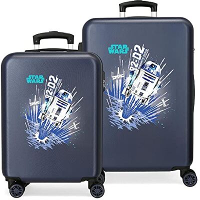 Star Wars Droids Valise 48 x 68 x 26 cm Bleu Star Wars Droids Valise 48 x 68 x 26 cm Bleu