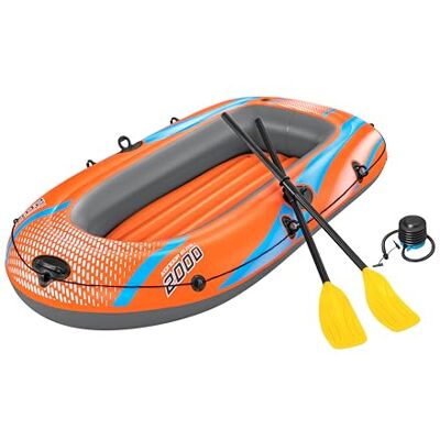 Bestway Bateau gonflable Kondor avec poignées robustes, plusieurs tailles Bestway Bateau gonflable Kondor avec poignées robustes, plusieurs tailles