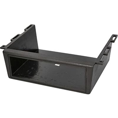 Audioproject A269 – Boîtier d'autoradio encastrable Console Façade d'autoradio 1 DIN universel Cadre de montage pour voiture, camion, bateau, camping-car Noir Audioproject A269 – Boîtier d'autoradio encastrable Console Façade d'autoradio 1 DIN universel Cadre de montage pour voiture, camion, bateau, camping-car Noir