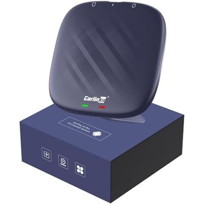 Carlinkit Android 13 AI Box, 8 G + 128 G, Snapdragon QCM 6125, Augmentation des Performances de 30%, Prise en Charge de CarPlay/Android Auto sans Fil, Google Play Store, Netflix, Youtube en Ligne Carlinkit Android 13 AI Box, 8 G + 128 G, Snapdragon QCM 6125, Augmentation des Performances de 30%, Prise en Charge de CarPlay/Android Auto sans Fil, Google Play Store, Netflix, Youtube en Ligne