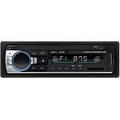 GOFORJUMP Autoradio Bluetooth 4 x 60 W Autoradio FM Lecteur MP3 USB SD AUX Appels mains libres avec télécommande sans fil GOFORJUMP Autoradio Bluetooth 4 x 60 W Autoradio FM Lecteur MP3 USB SD AUX Appels mains libres avec télécommande sans fil