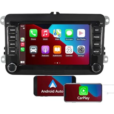 ADIVOX Autoradio Android 13-7" HD sans fil Apple CarPlay & Android Auto Écran tactile Carplay, système multimédia pour VW Transporter T6 (2015-2020) WiFi, Bluetooth, DAB+, RDS, Navigation ADIVOX Autoradio Android 13-7" HD sans fil Apple CarPlay & Android Auto Écran tactile Carplay, système multimédia pour VW Transporter T6 (2015-2020) WiFi, Bluetooth, DAB+, RDS, Navigation