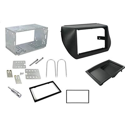 Sound Way Sound-way Kit Montage Cadre de Radio Adaptateur autoradio 2 DIN Compatible avec Fiat Fiorno Qubo, Citroen Nemo, Peugeot Bipper Sound Way Sound-way Kit Montage Cadre de Radio Adaptateur autoradio 2 DIN Compatible avec Fiat Fiorno Qubo, Citroen Nemo, Peugeot Bipper