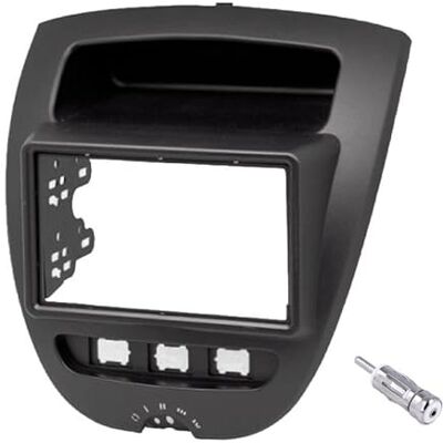 Sound Way Kit de Montage Autoradio, Façade Cadre de Radio 2 DIN, Adaptateur Compatible avec Citroen C1, Peugeot 107, Toyota Aygo Sound Way Kit de Montage Autoradio, Façade Cadre de Radio 2 DIN, Adaptateur Compatible avec Citroen C1, Peugeot 107, Toyota Aygo